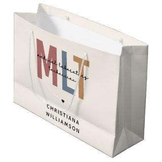 Personalized MLT Medical Laboratory Technician Large Gift Bag