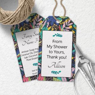 Personalized My Shower to Yours Artisan Soap Gift Tags