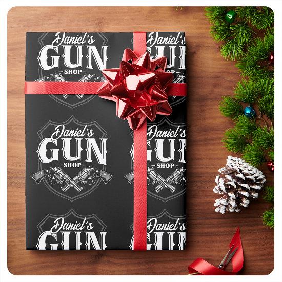 Personalized NAME Old Revolvers Gun Shop Firearms