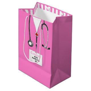 Personalized Nurse Graduation Medium Gift Bag