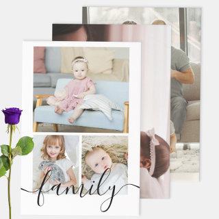 Personalized Photo and Text 3 Paper Posters