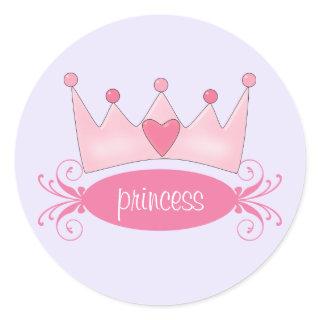 Personalized Princess Tiara Stickers