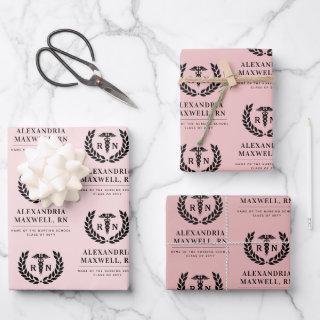 Personalized RN Nursing School Graduation Elegant  Sheets