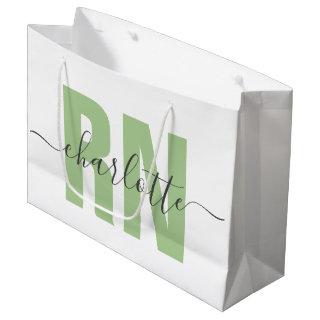 Personalized RN Registered Nurse Graduation Large Gift Bag