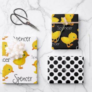 Personalized Rubber Ducky  Sheets