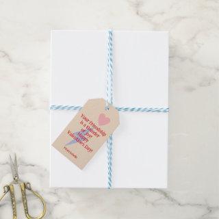 Personalized thunder lightning bolt and heart  gift tags