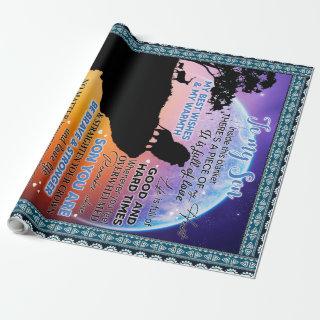 Personalized To My Son, Letter From Mom Blanket