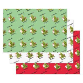 Personalized Traditional Happy Christmas Holiday  Sheets