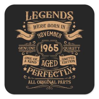 Personalized vintage 60th birthday whiskey label