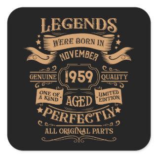 Personalized vintage 65th birthday whiskey label