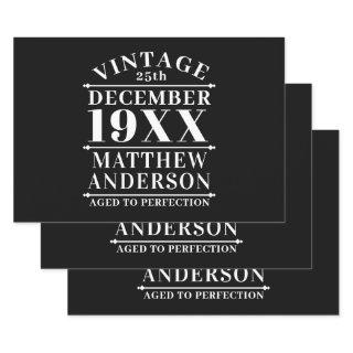 Personalized Vintage Aged to Perfection  Sheets