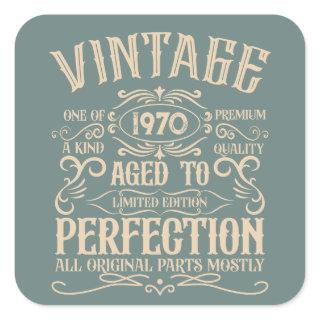 Personalized vintage birthday whiskey label themed