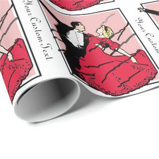 Personalized Vintage Dancing Ballroom Couple