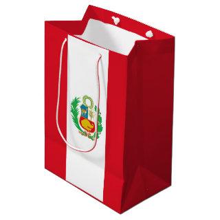 Peruvian state flag medium gift bag