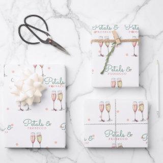 Petals and Prosecco Bridal Shower  Sheets