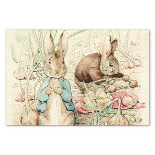 Peter and Benjamin Gather Onions by Beatrix Potter Tissue Paper