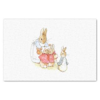 Peter Rabbit and his Sisters (by Beatrix Potter) Tissue Paper