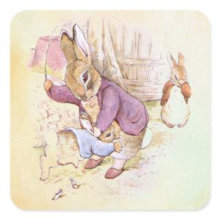 Peter Rabbit (dad)  Square Sticker