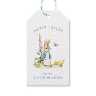 Peter Rabbit in the garden Easter  Gift Tags