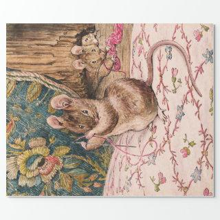 Peter Rabbit (mice threading needle) Tissue Paper