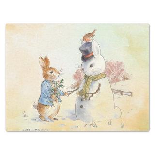 Peter Rabbit (snowman)  Tissue Paper