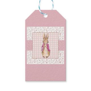 Peter the Rabbit Check & Floral pattern Gift Tags