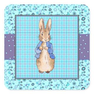 Peter the Rabbit Square Sticker