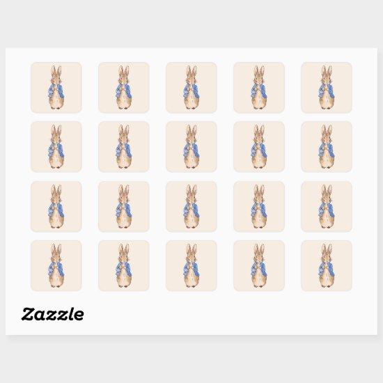 Peter the Rabbit Square Sticker