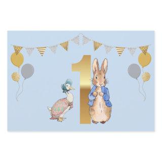 Peter the Rabbit with Jemima First Birthday  Sheets