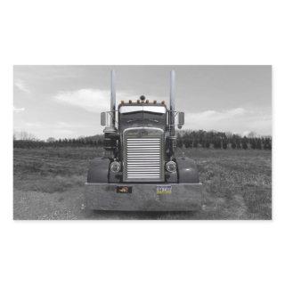 Peterbilt Needle Nose b/w Stickers