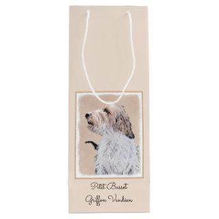 Petit Basset Griffon Vendéen Painting - Dog Art Wine Gift Bag