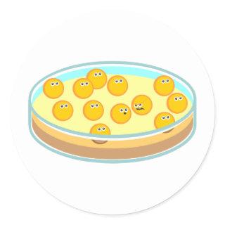 Petri Dish MRSA Classic Round Sticker