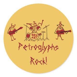 Petroglyphs Rock Band Stickers