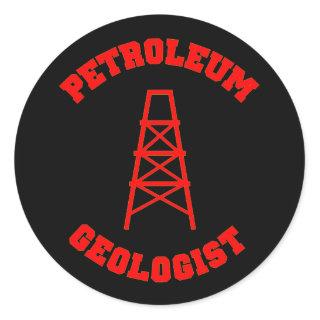 Petroleum Geologist Classic Round Sticker