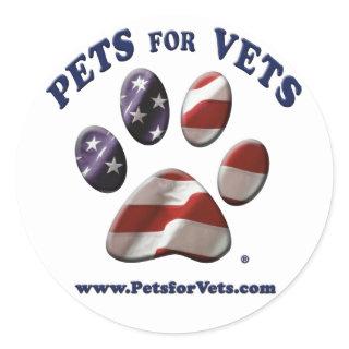 Pets for Vets Sticker