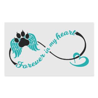 Pets Forever In My Heart Rectangular Sticker