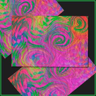 [Phantasmagoria] Warped Swirling Colors Tissue Paper