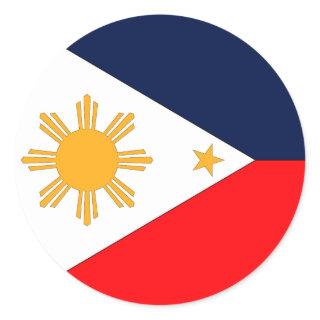 Philippines Classic Round Sticker