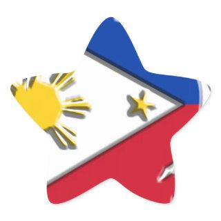 Philippines FLag Star Sticker