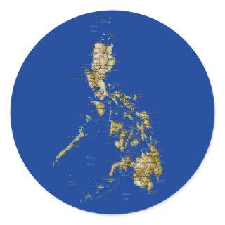 Philippines Map Sticker