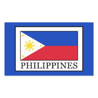 Philippines Rectangular Sticker