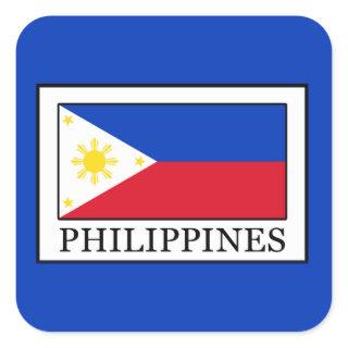 Philippines Square Sticker