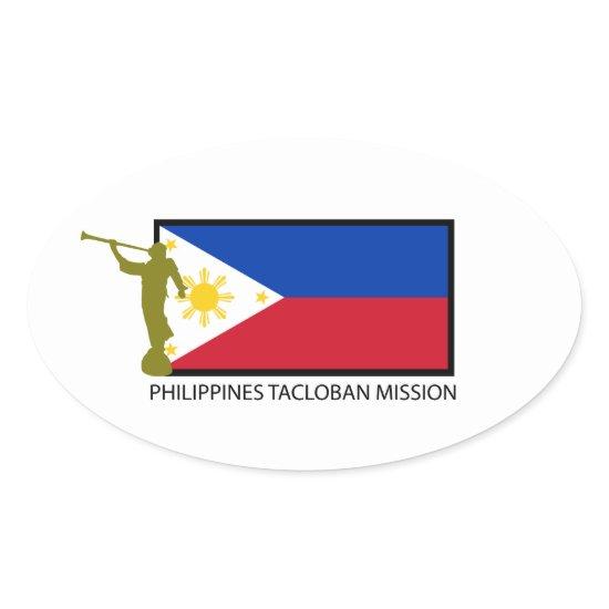PHILIPPINES TACLOBAN MISSION LDS CTR OVAL STICKER