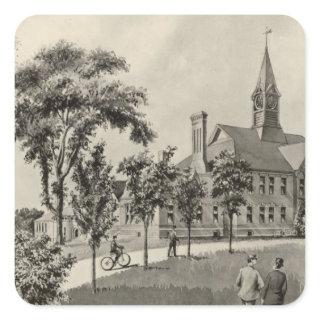 Phillips Exeter Academy Square Sticker