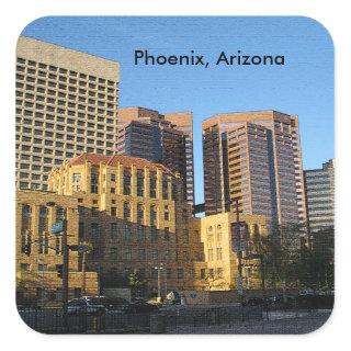Phoenix, Arizona Downtown Square Sticker