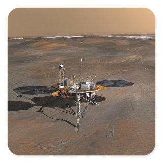 Phoenix Mars Lander 3 Square Sticker
