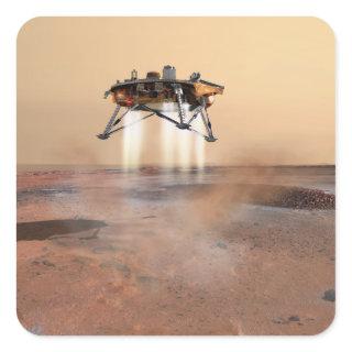 Phoenix Mars Lander Square Sticker