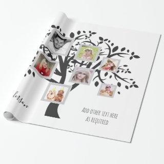 Photo Collage Family Tree Template Personalized