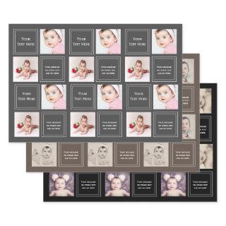 Photo Collage Personalized Template  Sheets
