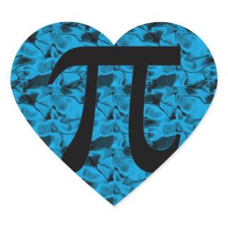 Pi Sign Heart Sticker